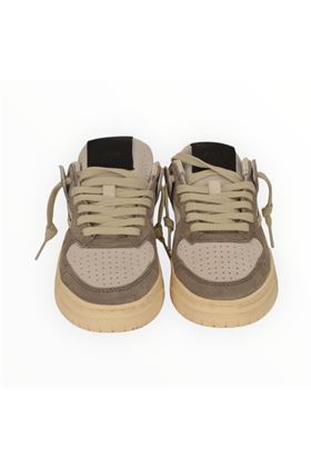 Sneaker  donna in camoscio colore grigio. DATE | TORNEO STRIPED -TA